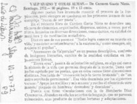 Valparaíso y otras almas