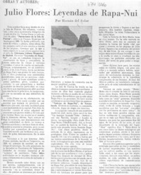 Julio Flores, Leyendas de Rapa-Nui