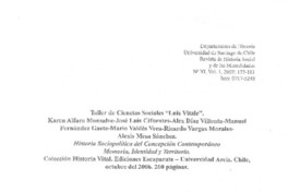 Historia sociopolítica de Concepción contemporáneo