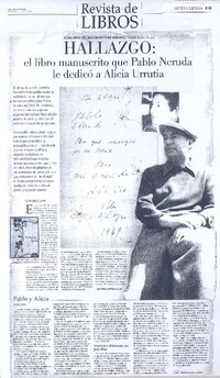 Hallazgo: el libro que Pablo Neruda le dedicó a alicia Urrutia