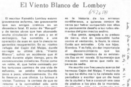 El viento blanco de Lomboy