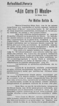 Aún corre el Maule"