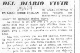 Un libro sobre Chillán