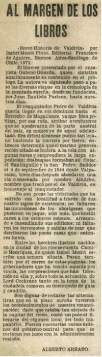 Breve historia de Valdivia"