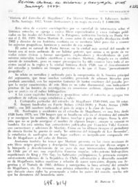 Historia del Estrecho de Magallanes