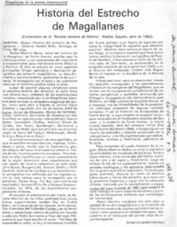 Historia del Estrecho de Magallanes