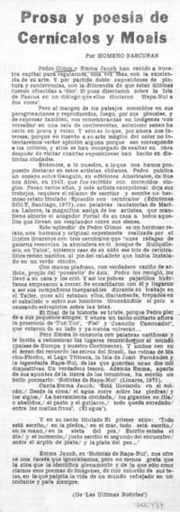 Prosa y poesía de cernícalos y Moais