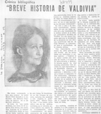 Breve historia de Valdivia"