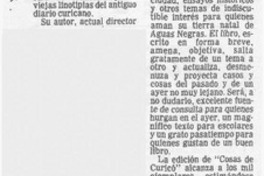 Pleno éxito obtiene el libro "Cosas de Curicó".