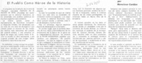 El pueblo como héroe de la historia