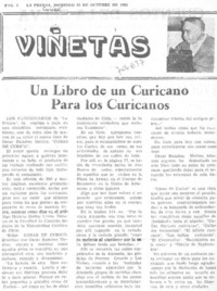 Un libro de un curicano para los curiacanos.