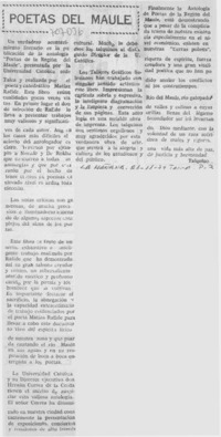 Poetas del Maule