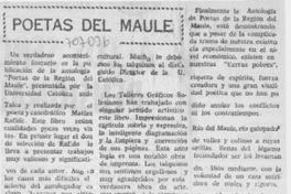 Poetas del Maule