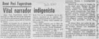 Vital narrador indigenista.