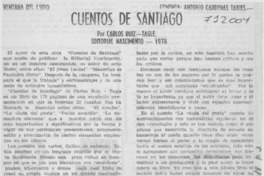 Cuentos de Santiago