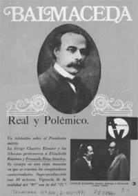 Balmaceda real y polémico