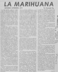 La marihuana