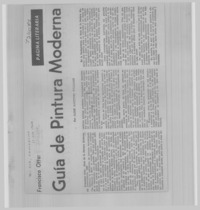 Guía de la pintura moderna