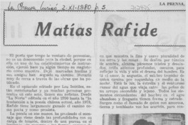 Matías Rafide