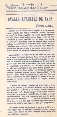 Ovalle, estampas de ayer