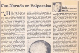 Con Neruda en Valparaíso