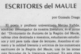 Escritores del Maule