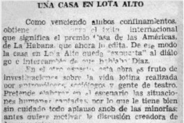 Una casa en Lota Alto