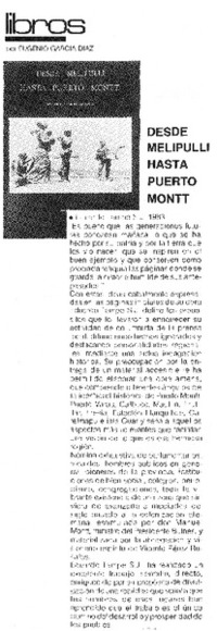 Desde Melipulli hasta Puerto Montt