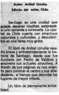 Santiago turístico y cultural.