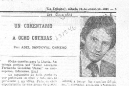 Un comentario a ocho cuerdas