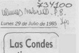 Las Condes tiene su libro.