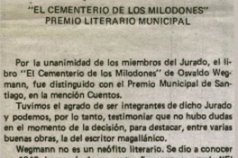 "El cementeriode los milodones"