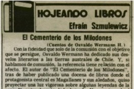 El cementerio de los milodones