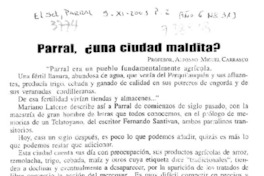 Parral, ¿una ciudad maldita?