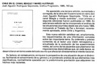 Chile en el canal Beagle y mares australes