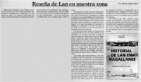Reseña de Lan en nuestra zona
