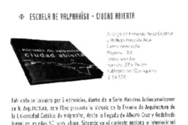 Escuela de Valparaíso, cuidad abierta