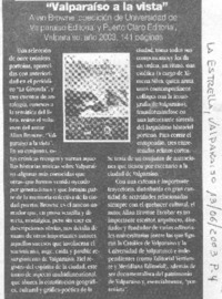Valparaíso a la vista".