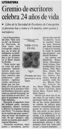 Gremio de Escritores celebra 24 años de vida