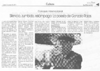 Silencio, zumbido, relámpago: la poesía de Gonzalo Rojas