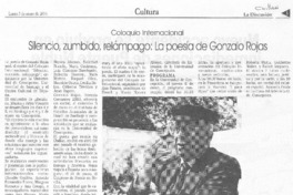 Silencio, zumbido, relámpago: la poesía de Gonzalo Rojas
