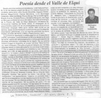 Poesía desde el Valle de Elqui