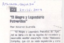 El alegre y legendario Potrerillos