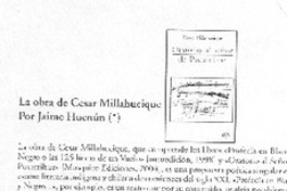 La obra de Césas Millahueique