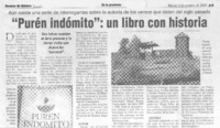 "Purén indómito": un libro con historia.