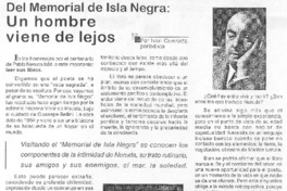 Un hombre viene de lejos