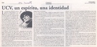 UCV, un espíritu, una identidad