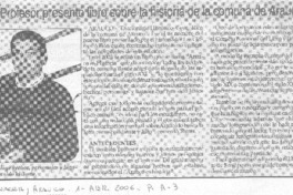 Profesor presentó libro sobre la historia de la comuna de Arauco