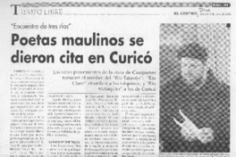 Poetas maulinos se dieron cita en Curicó