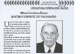 Rostro y espíritu de Valparaíso